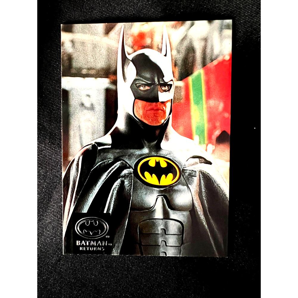 SUPER RARE VINTAGE 1992 Topps "BATMAN RETURNS DEALER PROMO CARD" - M - UNUSED